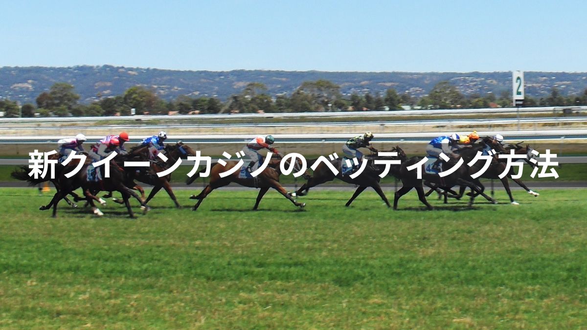 【競馬】ネットでの買い方：新クイーンカジノのベッティング方法