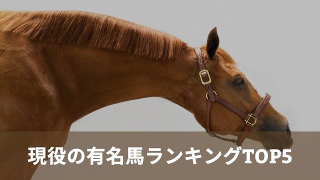 競馬で現役の有名馬ランキングTOP5【2024年最新版】