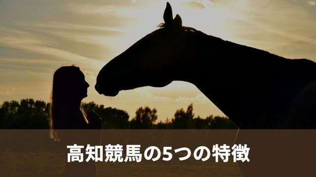 高知競馬の5つの特徴