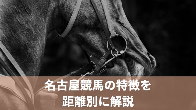 名古屋競馬の特徴を距離別に解説