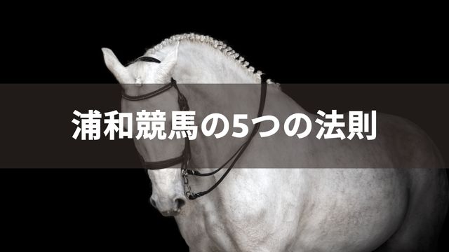 浦和競馬で予想が当たらない人は5つの法則を知ろう