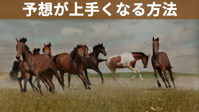 競馬予想が上手くなる方法