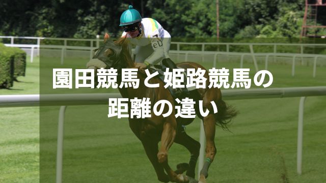 園田競馬と姫路競馬の距離の違い