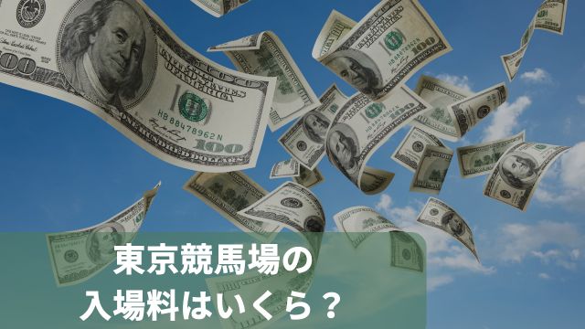 東京競馬場の入場料はいくら？