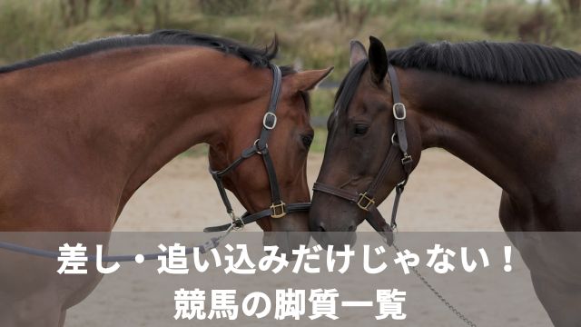 差し・追い込みだけじゃない！競馬の脚質一覧