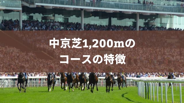 中京芝1,200mのコースの特徴