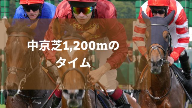 中京芝1,200mのタイム