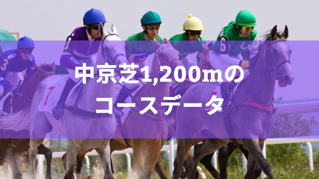 中京芝1,200mのコースデータ