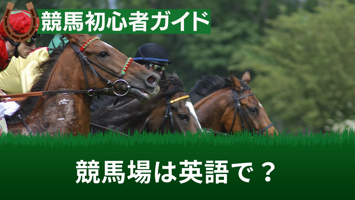 競馬場は英語でRacetrack？Racecourse？どちらが正しいのか解説