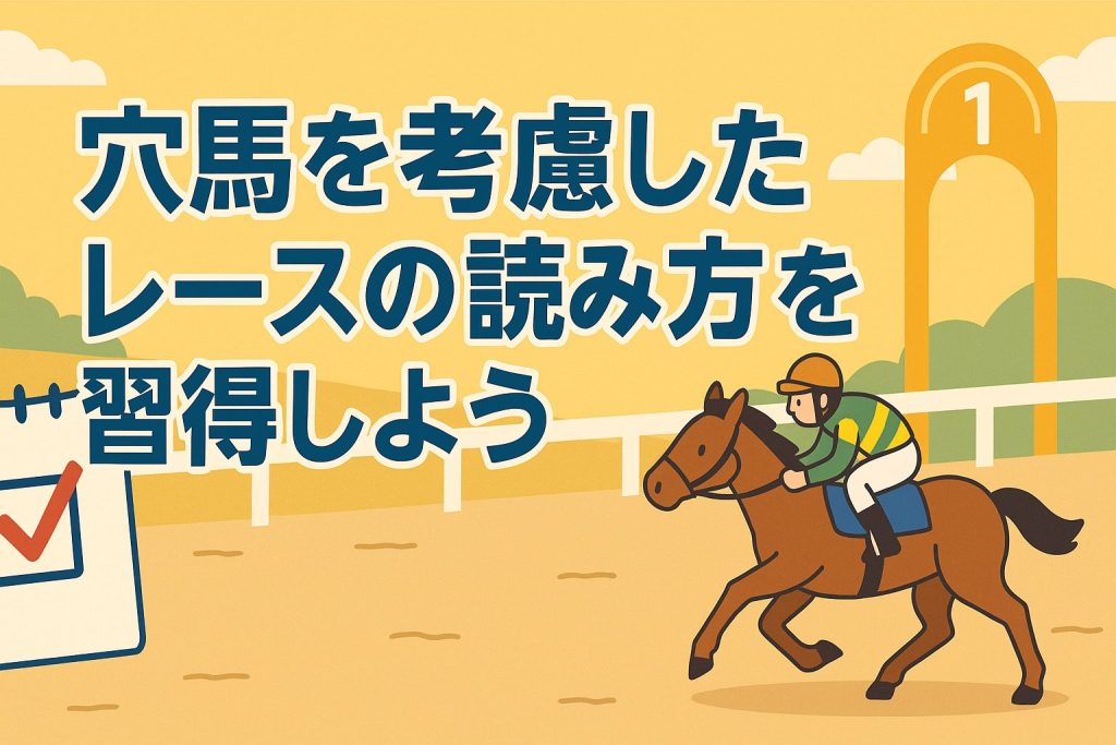 穴馬を考慮したレースの読み方を習得しよう