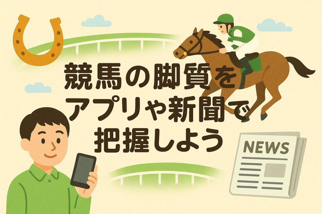 競馬の脚質をアプリや新聞で把握しよう